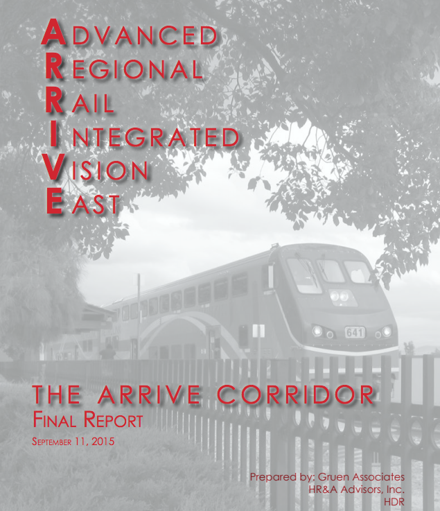Advanced Regional Rail Integrated Vision – East (ARRIVE) Study