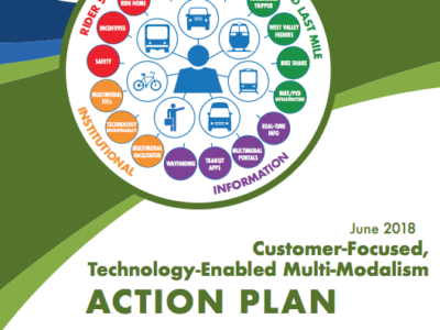 Customer-Based Ridesharing and Transit Interconnectivity Plan Cover page