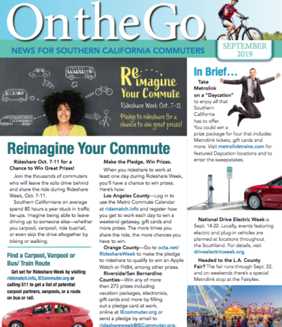 On the go commuters September 2019