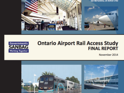 Ontario Airport Rail Access Study Basin Area Transportation Study