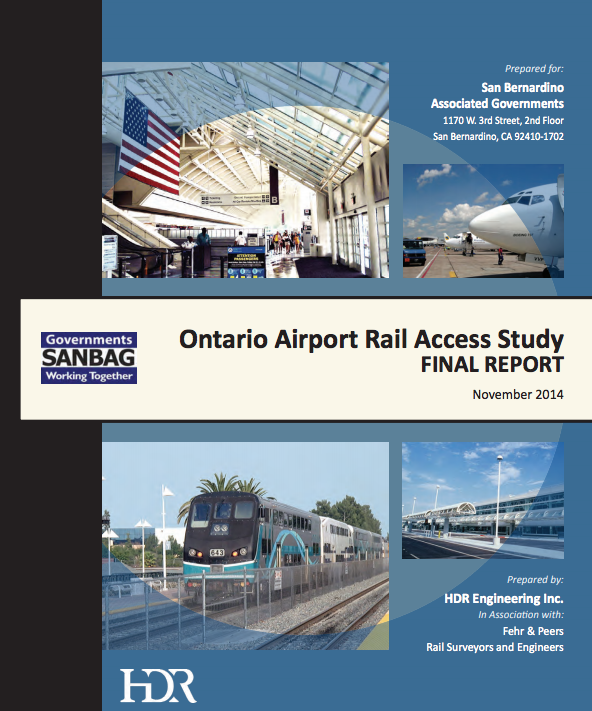 Ontario Airport Rail Access Study Basin Area Transportation Study
