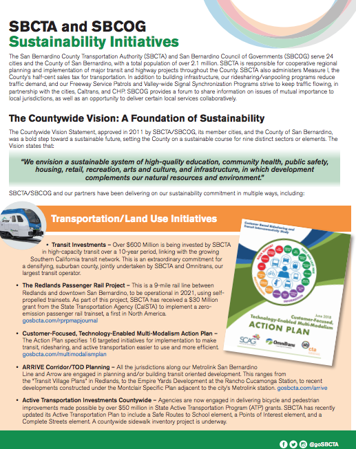Sustainability Initiatives Hand Out