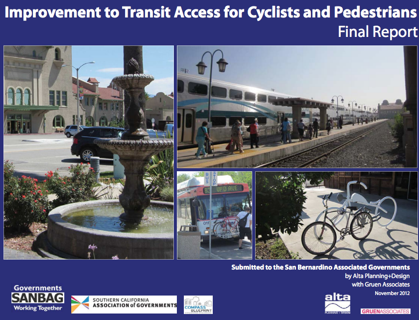 Transit Access Improvement for Cyclist & Pedestrians (2012)