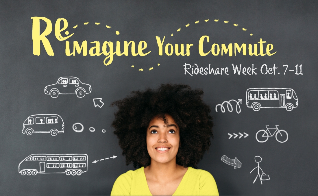 Re-Imagine your commute; Rideshare week Oct 7-11