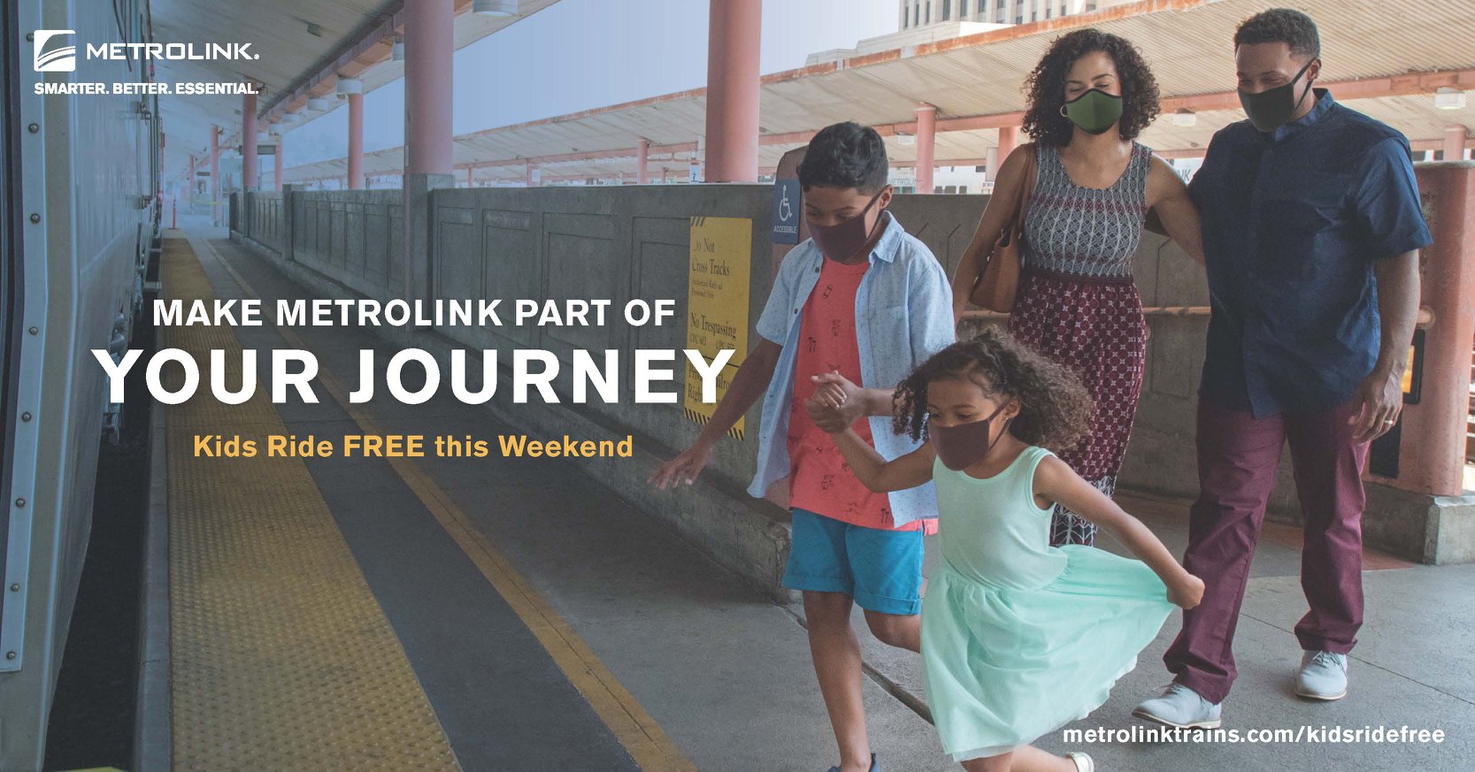 Kids Ride Free on Weekends on Metrolink SBCTA